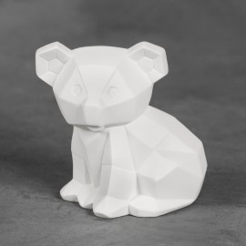 Ceramic Bisque Koala Facetini - Case of 6